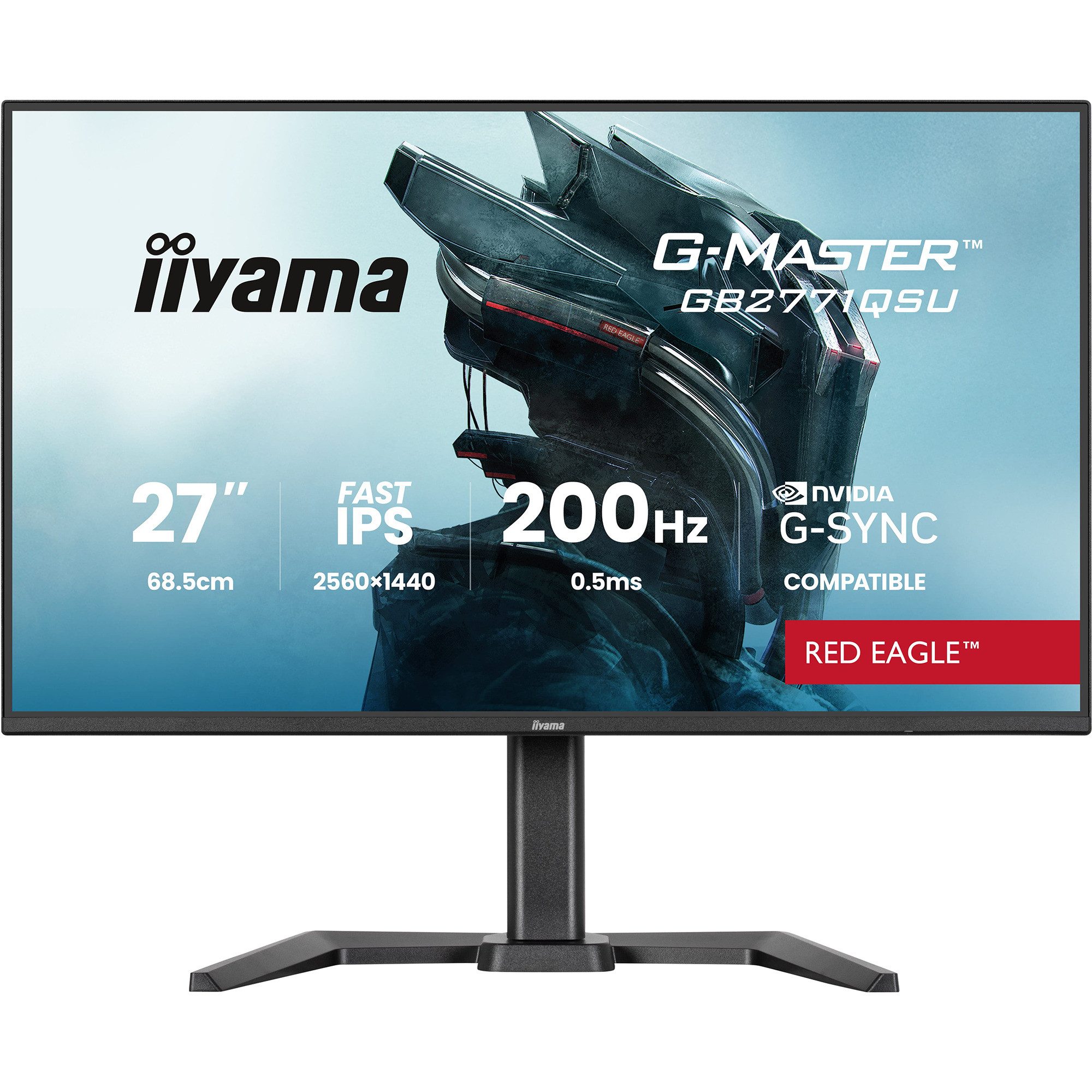Iiyama iiyama G-Master GB2771QSU-B1 Red Eagle, TFT-Monitor (2560 x 1440 px)