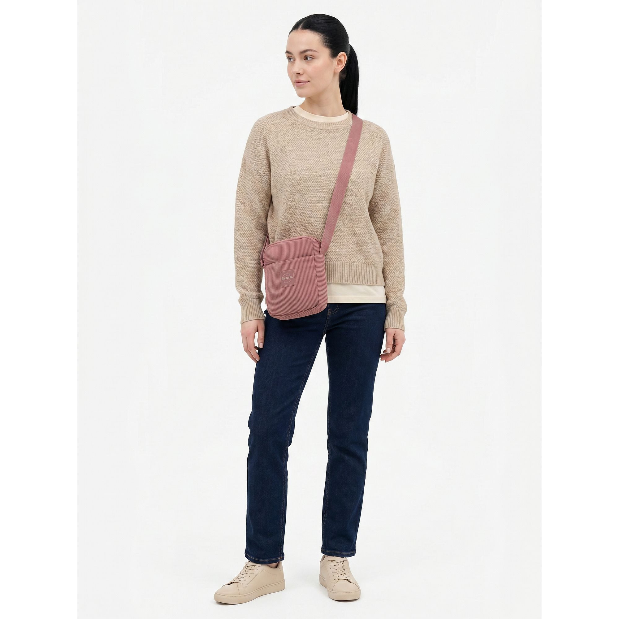 Bench. Schultertasche Cord, Polyester
