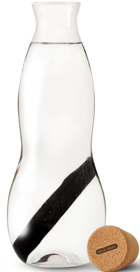 black+blum Wasserkaraffe, stylisch und auslaufsicher, mit Aktivkohlefilter, 1100 ml. € 49,99