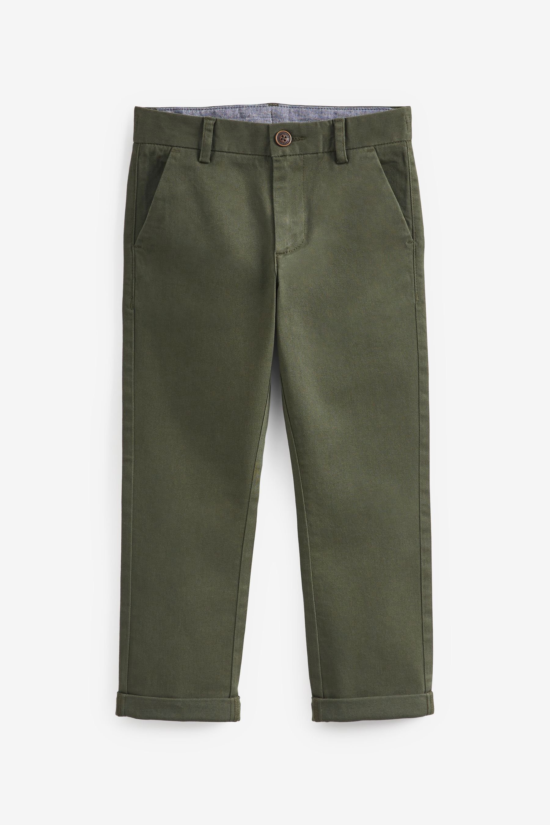 Next Chinohose Chinohose mit Stretch (1-tlg) Dark Green