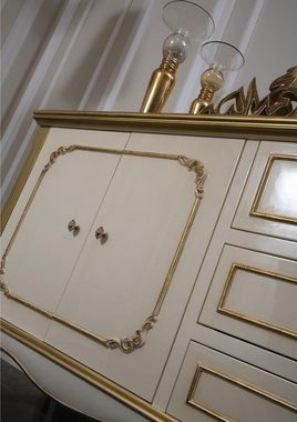 JVmoebel Kommode, Italienische Möbel Kommode Gold Barock Rokoko Sideboard Anrichte