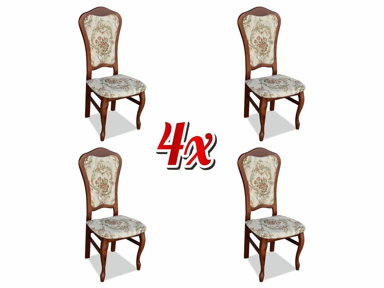 Neu Lounge Stuhl, Küche 4x Stühle Polster JVmoebel Sessel Design Lehn Stuhl Garnitur Neu Sitz