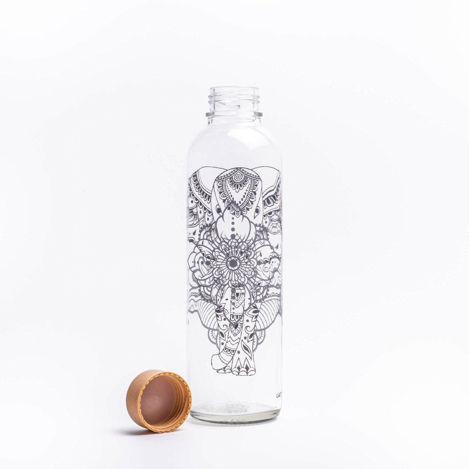 CARRY l yogabox Regional ELEPHANT GLAS, 0.7 produziert Trinkflasche