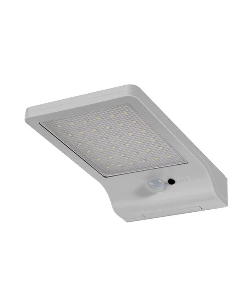 Ledvance Außen-Wandleuchte Acrylonitrile butadiene styrene (ABS), 3W, kaltweiß, 320lm, IP44, wassergeschützt solarbetrieben, kaltweiß