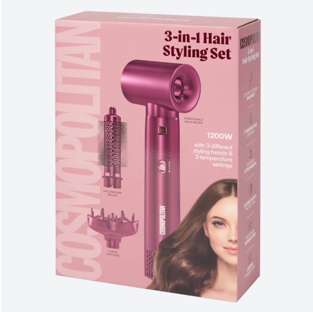 Spectrum Multihaarstyler Cosmopolitan 3-in-1 Haarstyling-Set 3-teilig, 1200 W