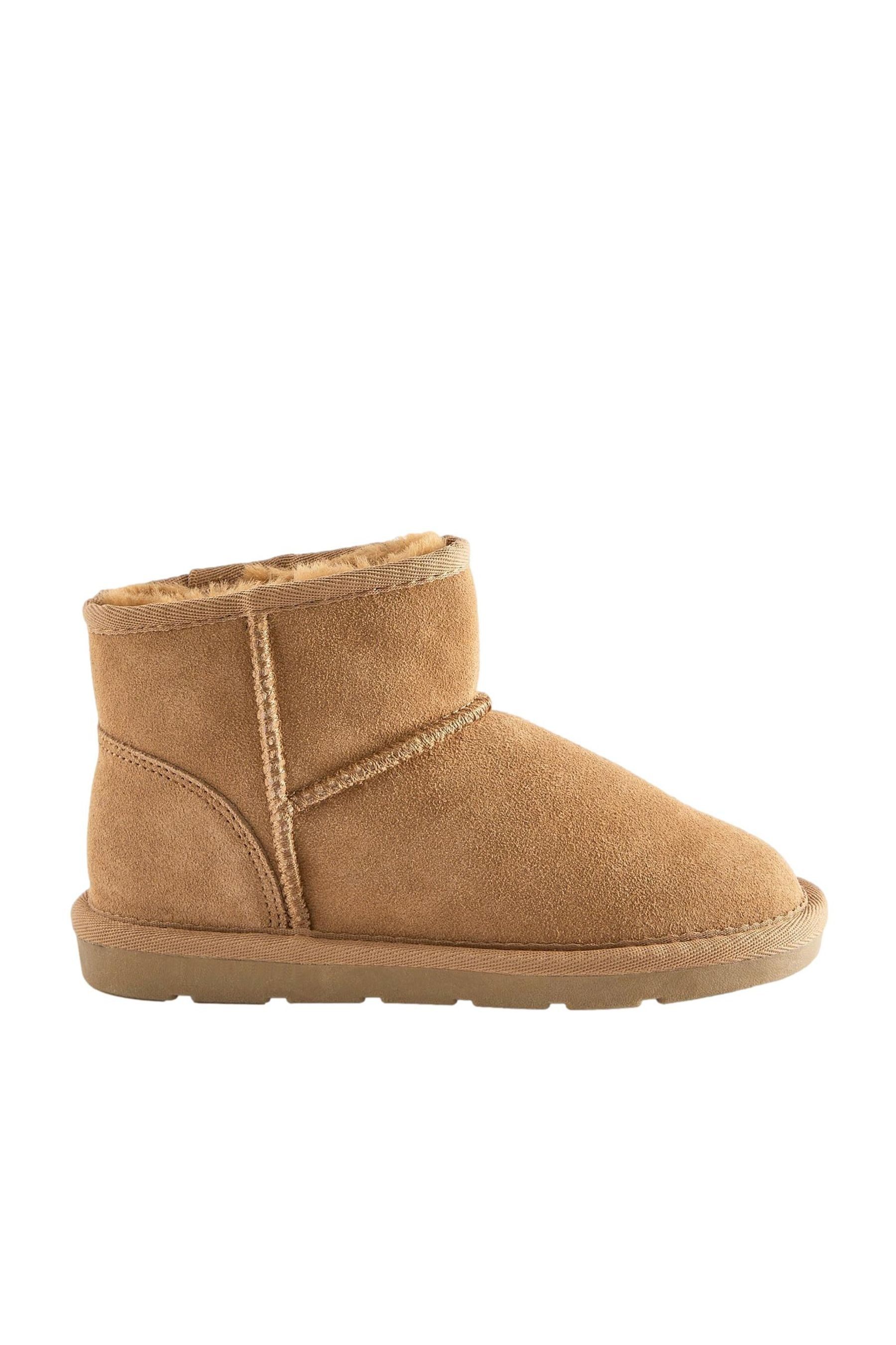 Wasserabweisende Schlupfstiefel aus Veloursleder Stiefel