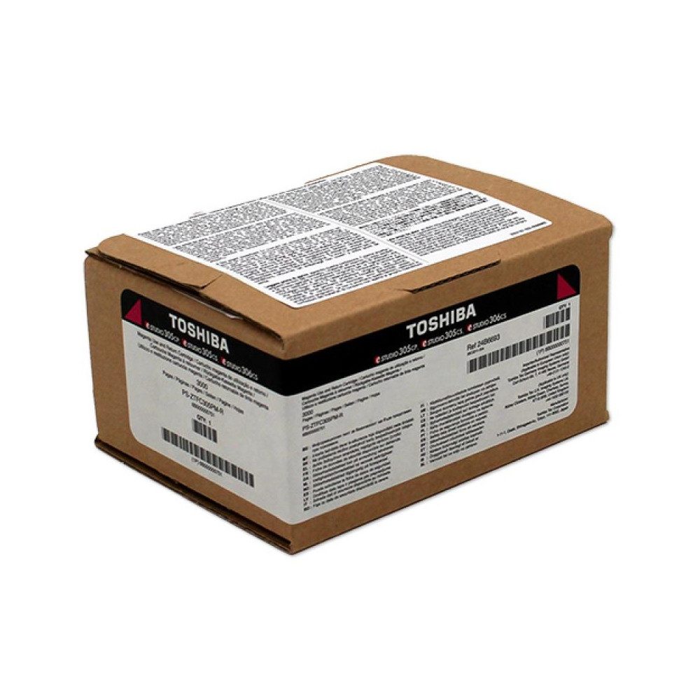 Toshiba Tonerpatrone Toshiba Toner T-FC305PM-R Magenta für e-STUDIO Drucker., (Tonerpatrone, Original Toshiba Tonerpatrone, Farbe: Magenta), Original Toshiba Tonerpatrone in Magenta