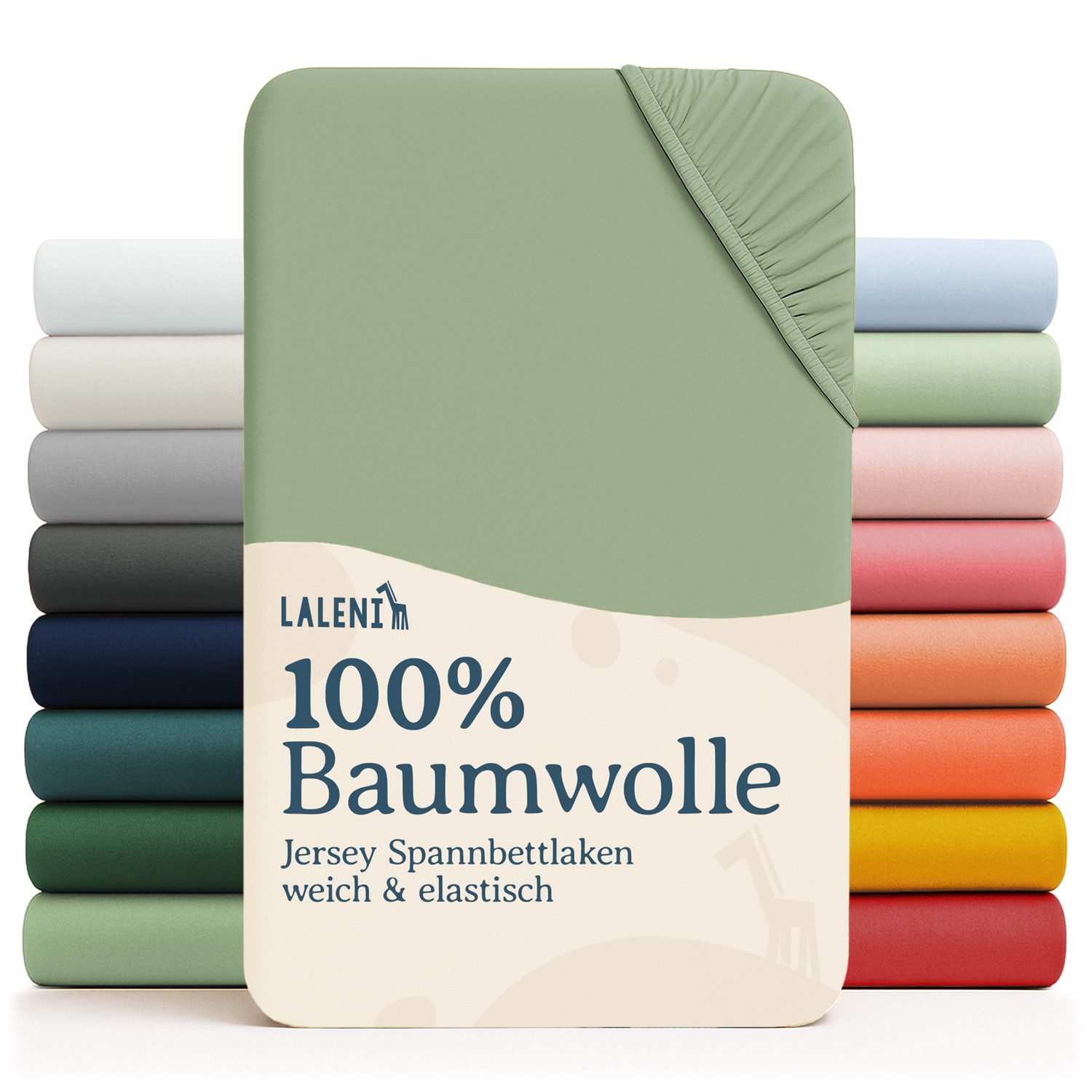 Laleni Spannbettlaken Atmungsaktives weiches und wärmendes günstig online kaufen
