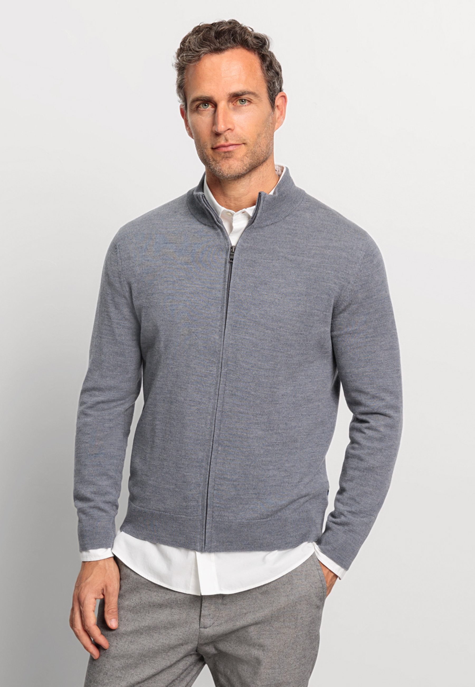 OLYMP Sweatjacke OLYMP Casual Strick