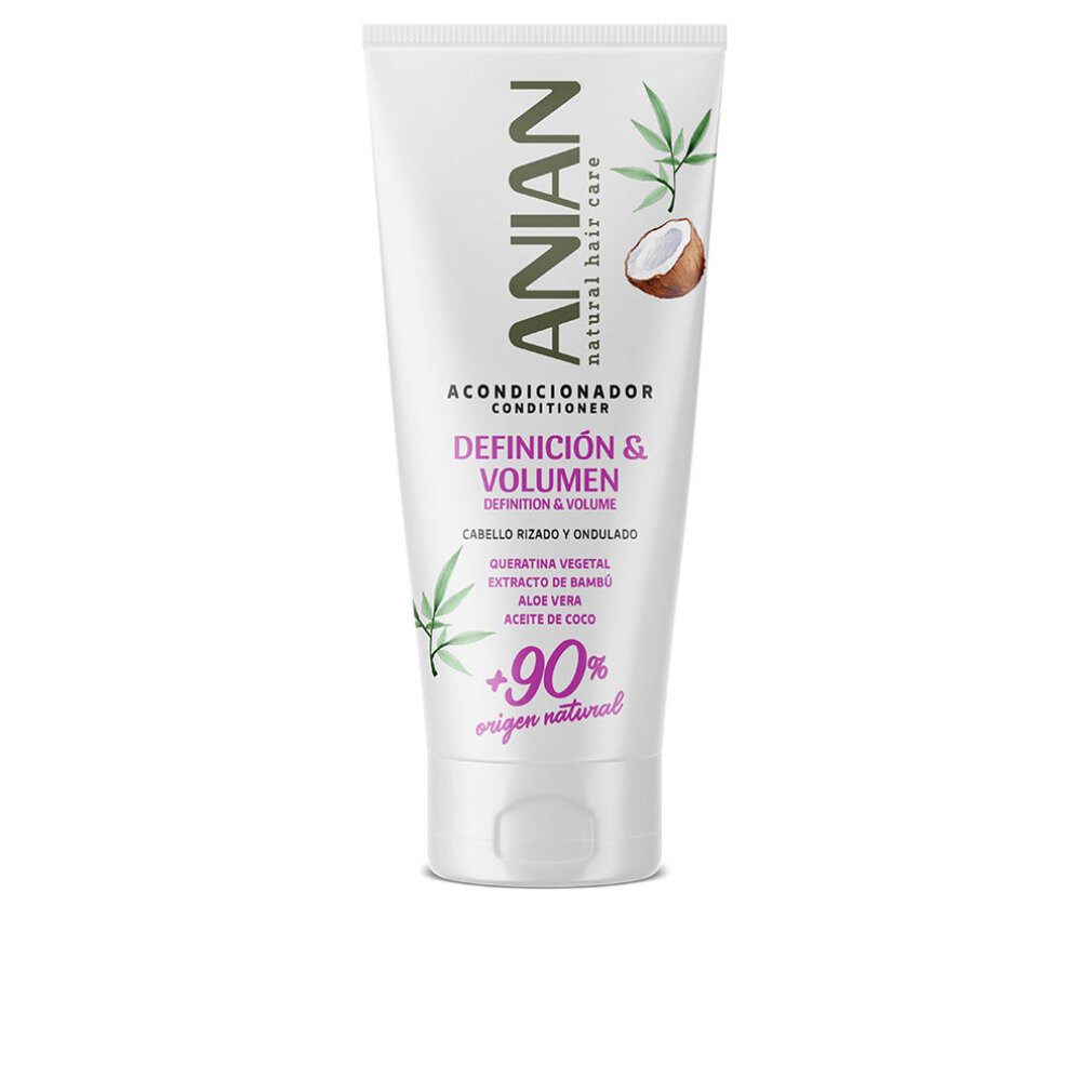 Anian Haarshampoo Definición y Volumen Acondicionador Queratina Vegetal 250ml