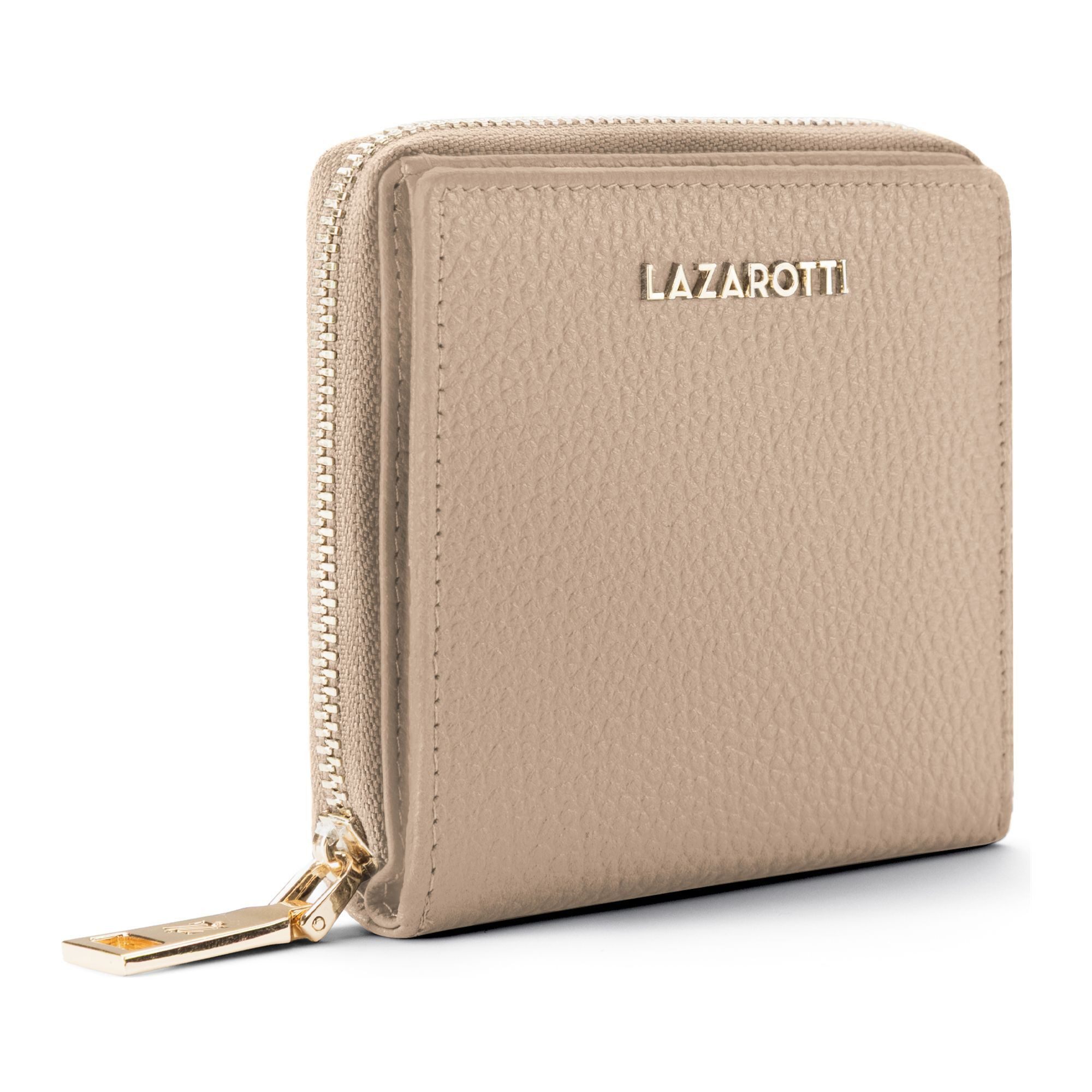 Lazarotti Geldbörse Bologna Leather Medium Zip-Around Geldbörse Leder 10 cm – Bild 3 von 5