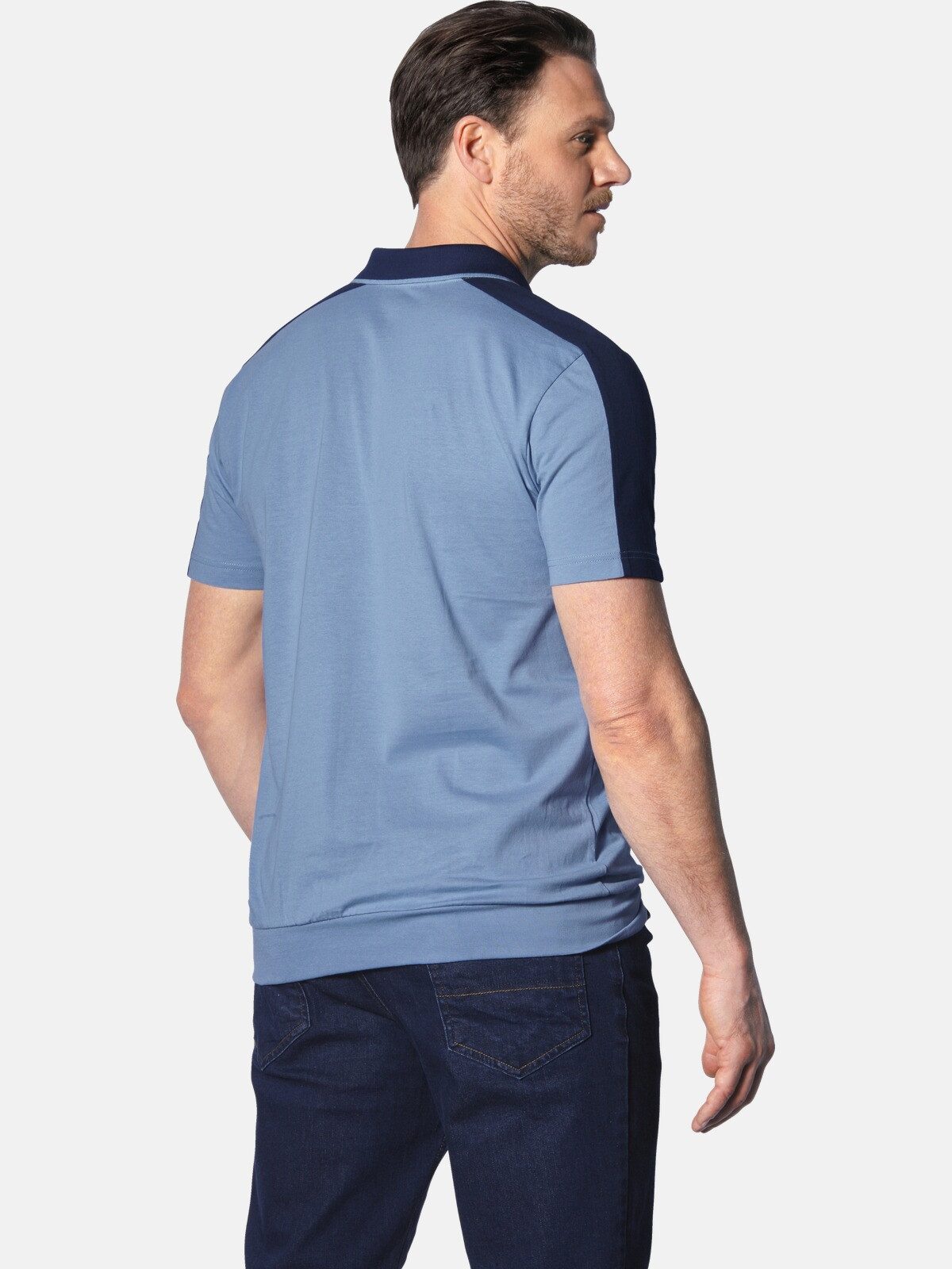Jan Vanderstorm Poloshirt EGRON mit Kontrastdetails günstig online kaufen