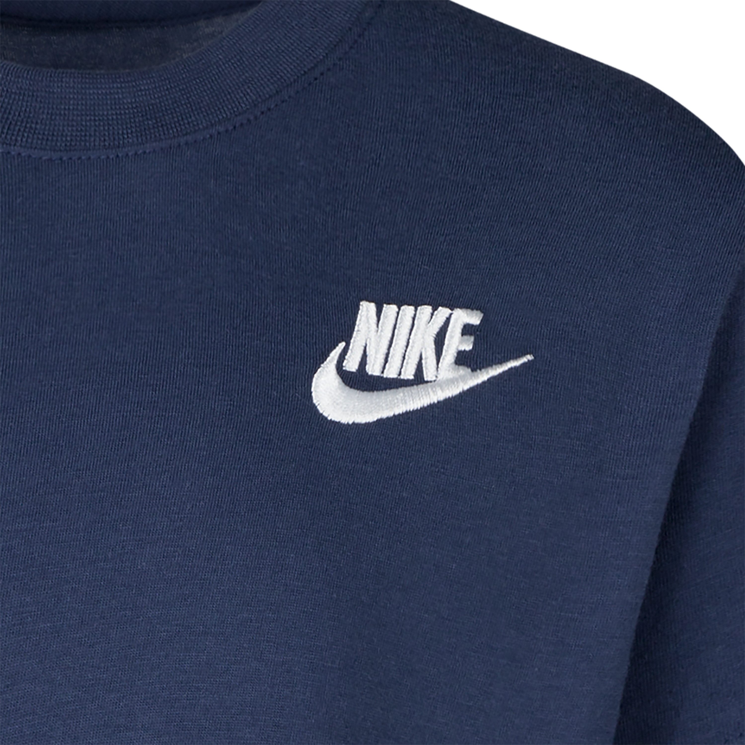 Nike Sportswear T-Shirt NKN NSW EMBROID FUTURA TEE mit Rundhalsausschnitt, Kurzarm-Design, aus Baumwolle und Polyester