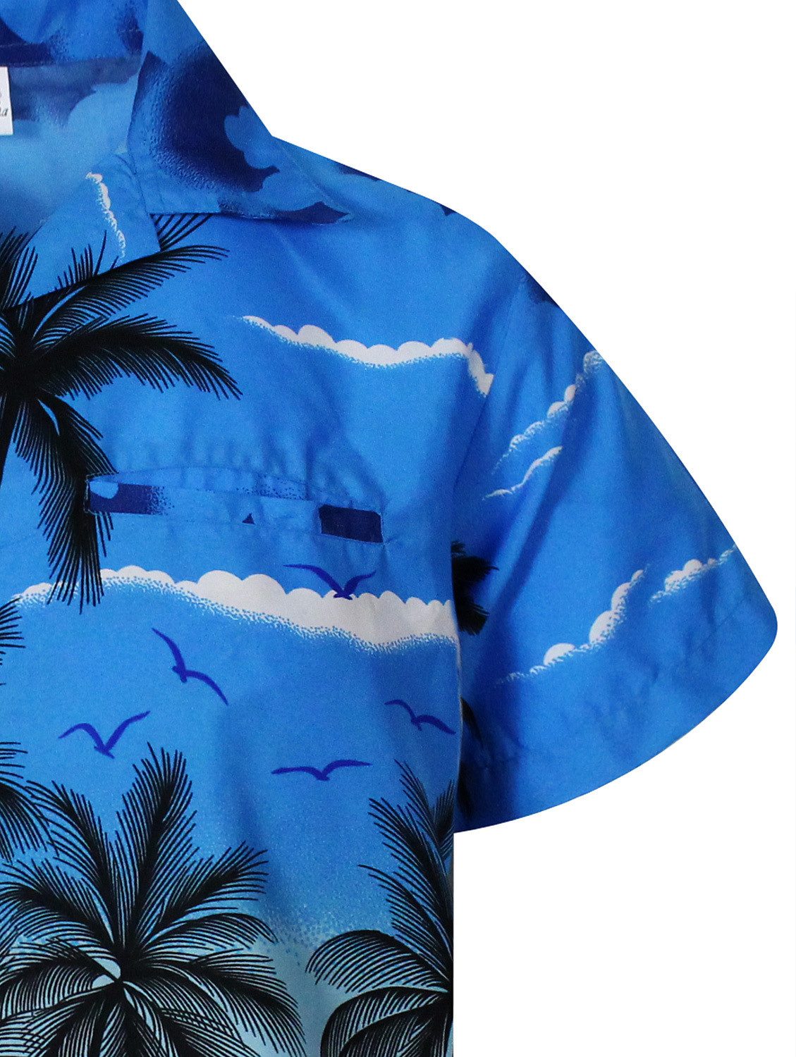 King Kameha Hawaiihemd Beach Eclectic Funky Hawaii-Hemd, Herren, Kurzarm, Front-Tasche – Bild 4 von 5