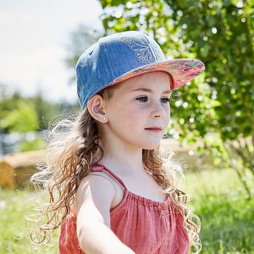 MAXIMO Schirmmütze KIDS GIRL-Cap, 'butterfly' snap-back Verschluß