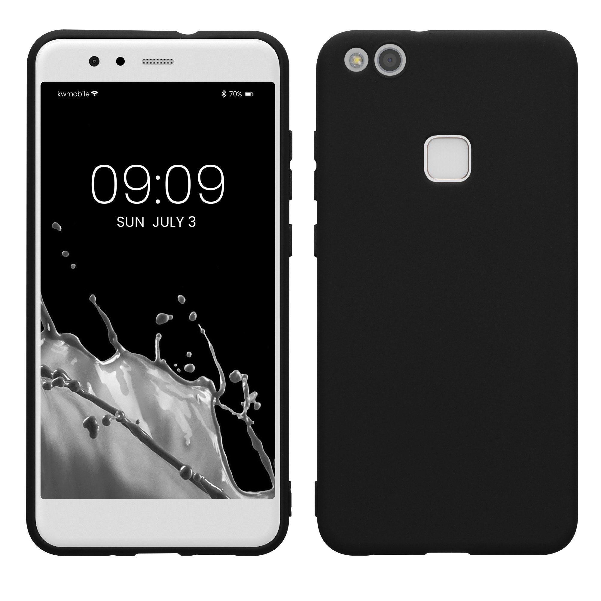kwmobile Handyhülle Hülle für Huawei P10 Lite, Hülle Silikon - Soft Handyhülle - Handy Case Cover