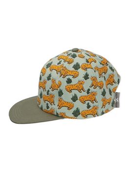 Sterntaler® Baseball Cap Basecap (1-St., Cap für Kinder aus Jersey mit Größenregulierung und UV-Schutz 50) Hut Sonnenschutz Basecap in Mittelgrün mit Tiger-Muster