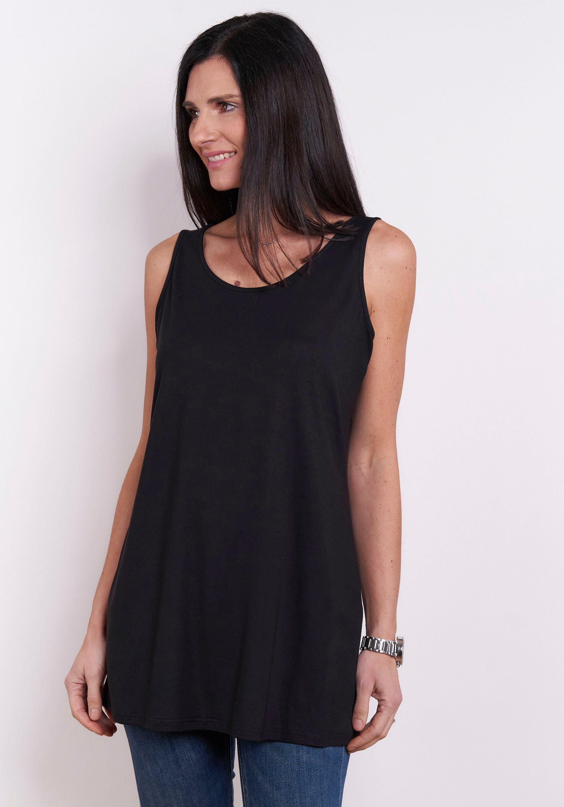 Seidel Moden Longtop Sommertop mit Viskose und Stretch - MADE IN GERMANY