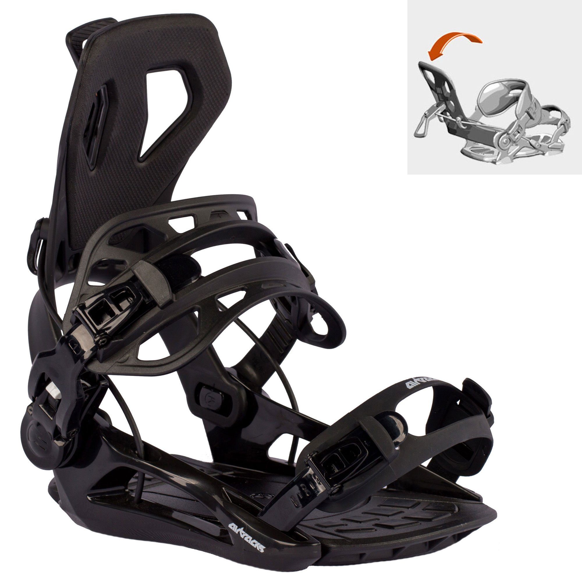 Snowboardbindung Snowboard Bindung Master Pro FASTEC System
