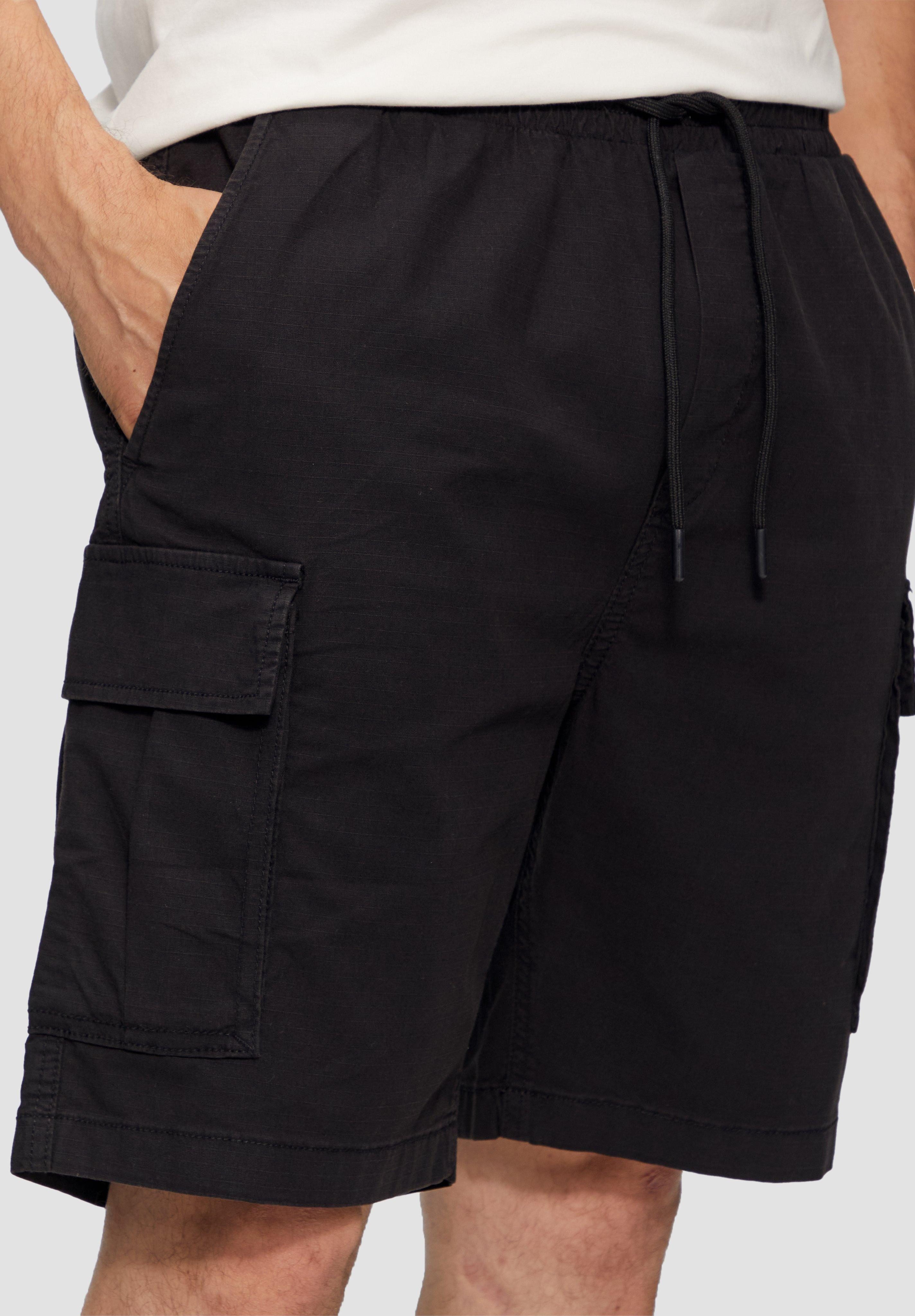 QS Cargoshorts Kurze Web-Jogger mit Cargo-Taschen günstig online kaufen