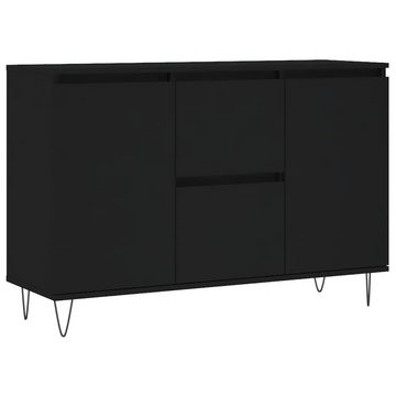 vidaXL Sideboard Sideboard Schwarz 104x35x70 cm Holzwerkstoff (1 St)