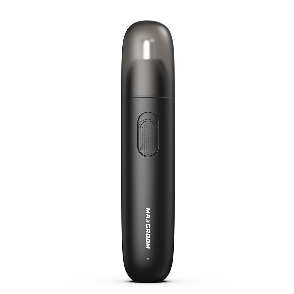 MAXGROOM Nasenhaartrimmer Präzisionstrimmer Ohrenhaarschneider Augenbrauentrimmer, 12,8 x 2,8 x 2,4 cm leise, 360°-Scherkopf, Edelstahlklingen, USB-C, waschbar, leise