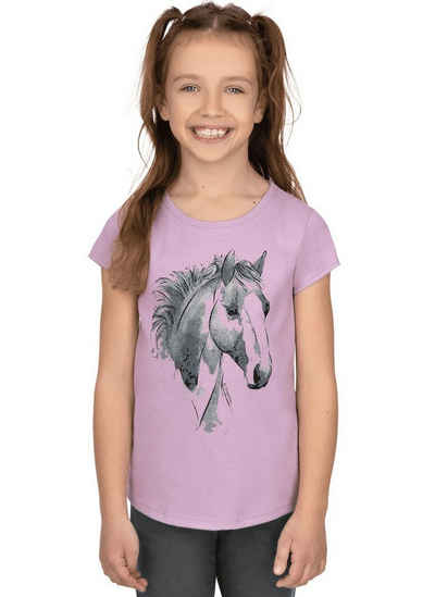Trigema T-Shirt TRIGEMA T-Shirt mit niedlichem Pferdemotiv