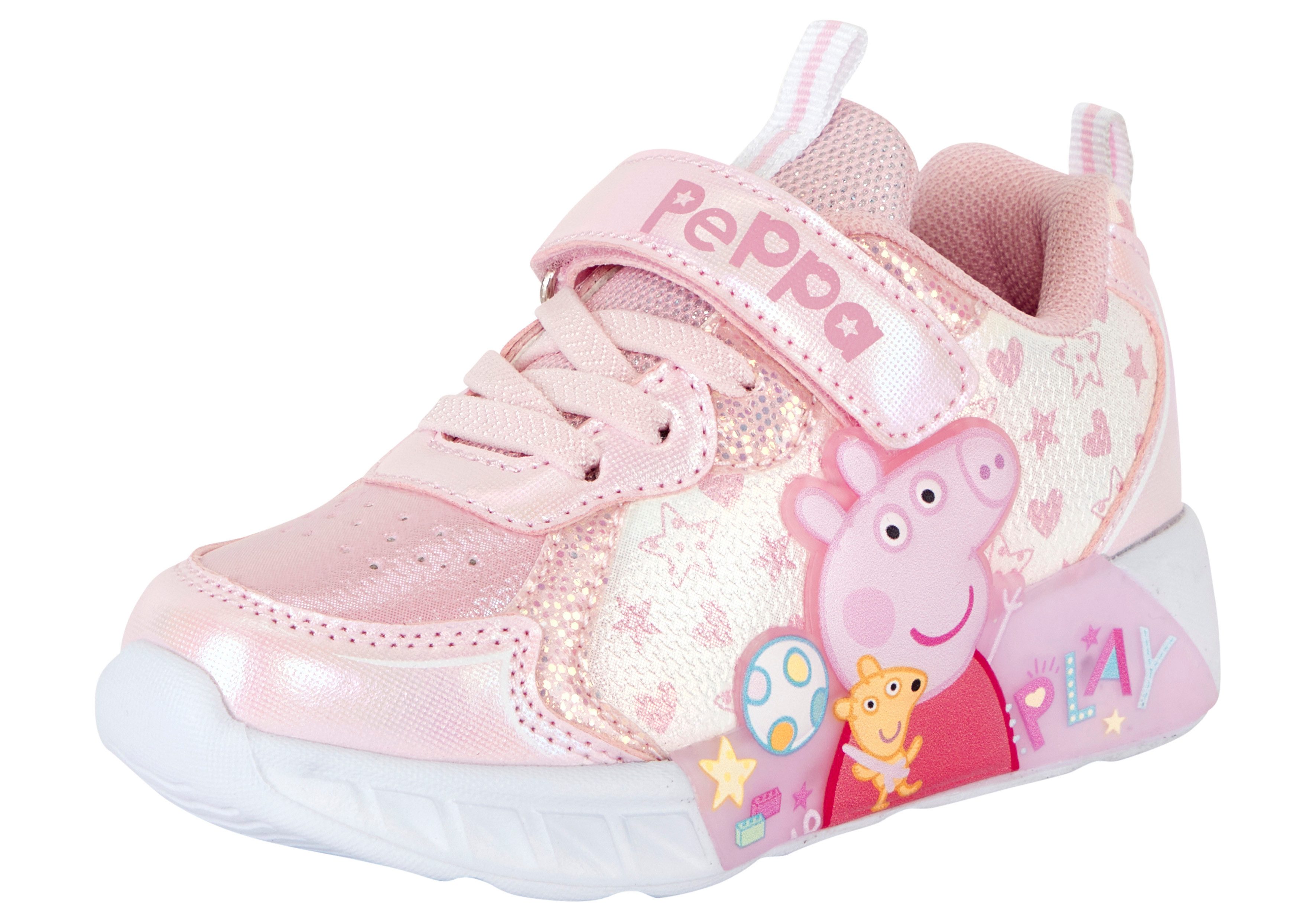 Disney Peppa Pig Sneaker Peppa Wutz, mit cooler Blinkfunktion