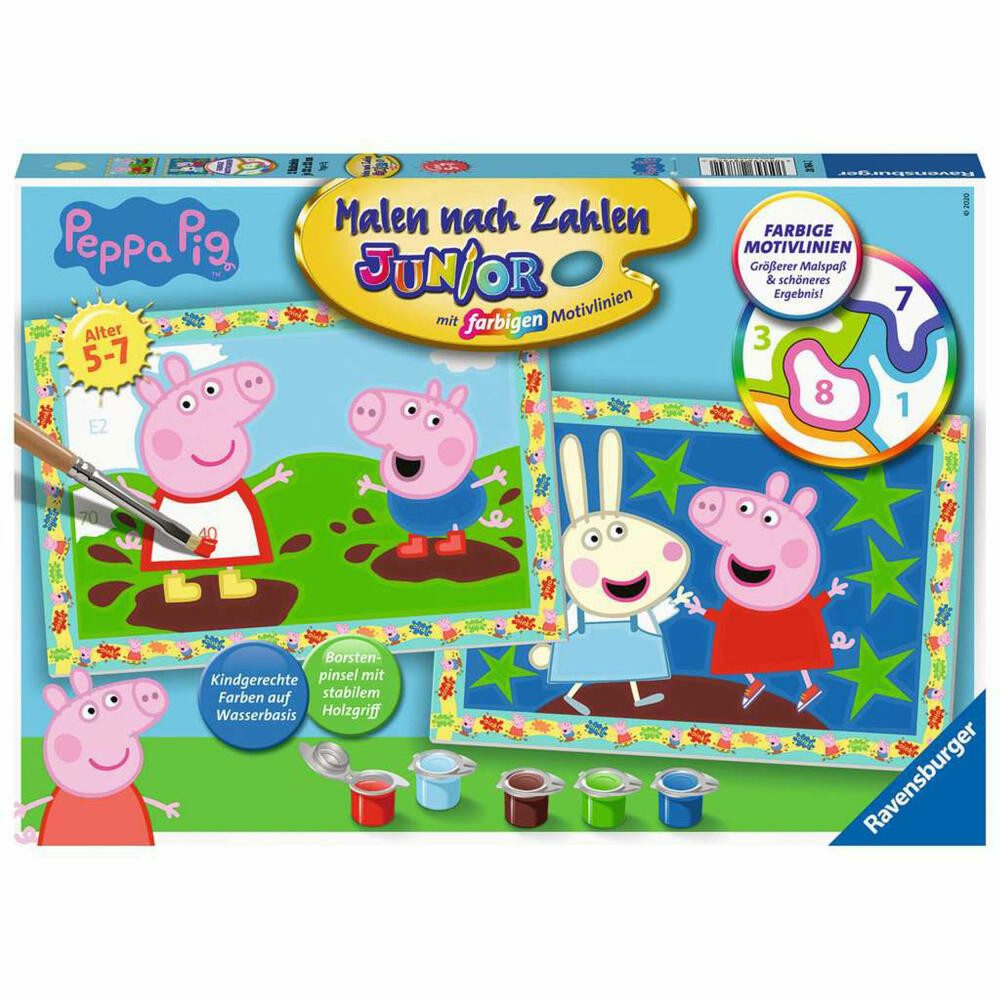 Ravensburger Раскрась по номерам Peppa Pig