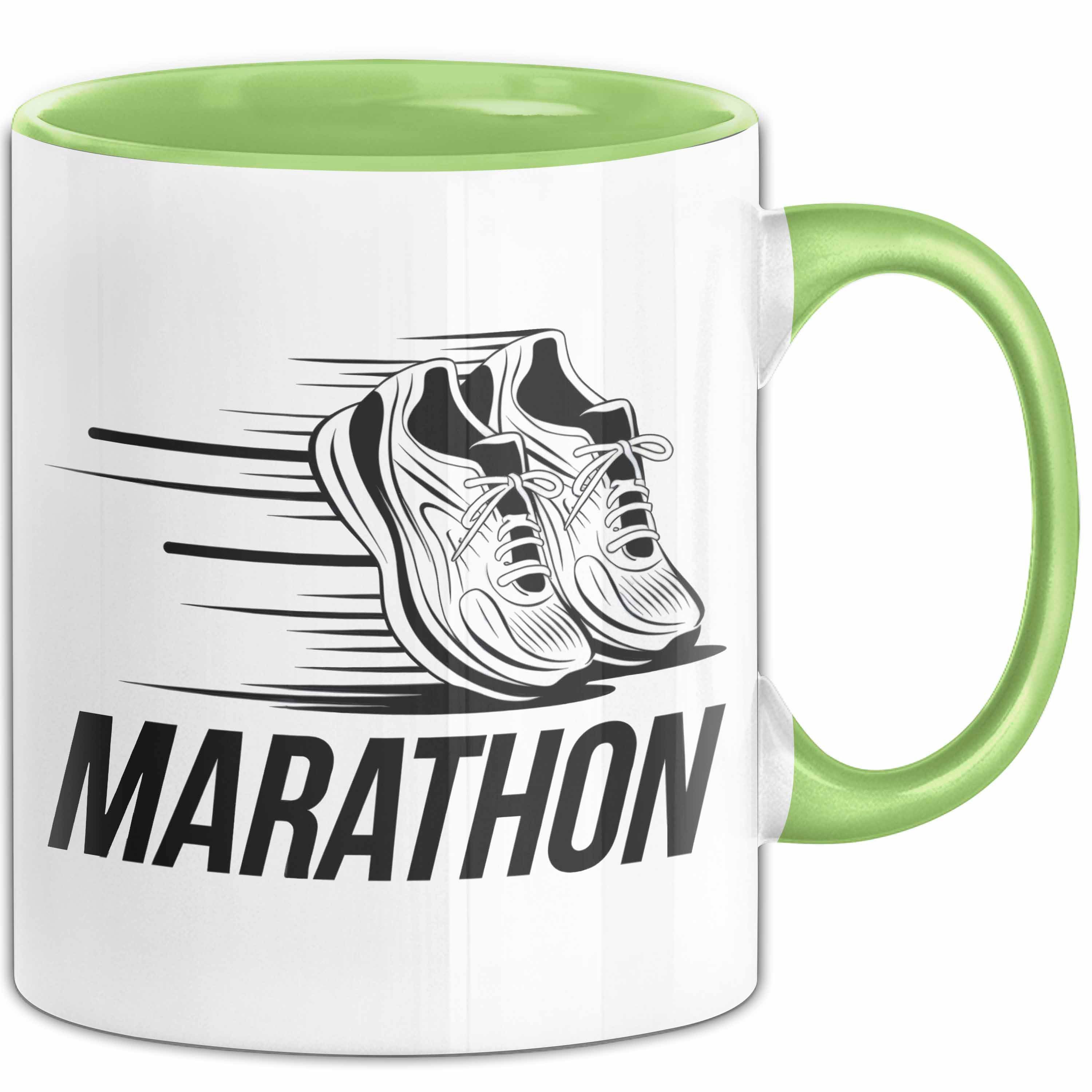 Tasse Marathonläufer Tasse Geschenkidee für Laufexperten