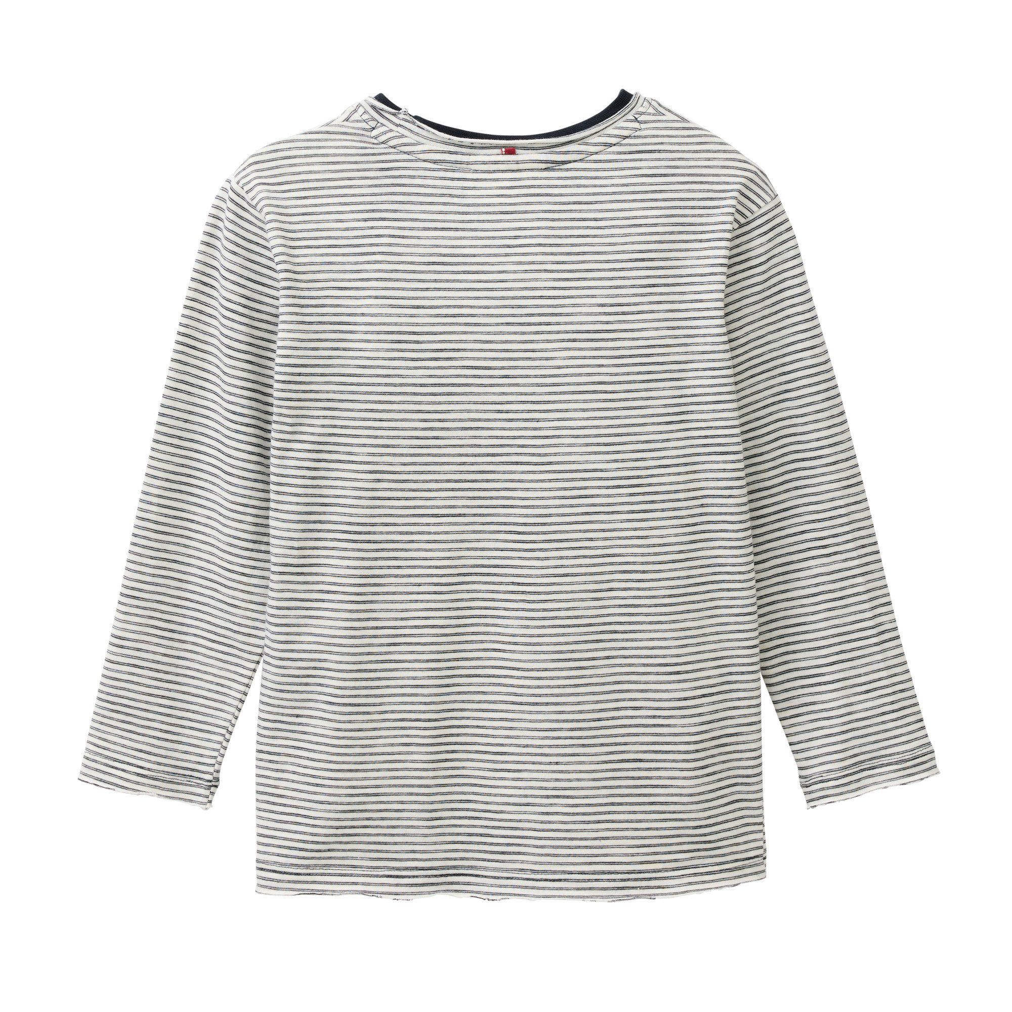 People Wear Organic Rundhalsshirt mit Apllikation, aus Bio-Baumwolle GOTS zertifiziert