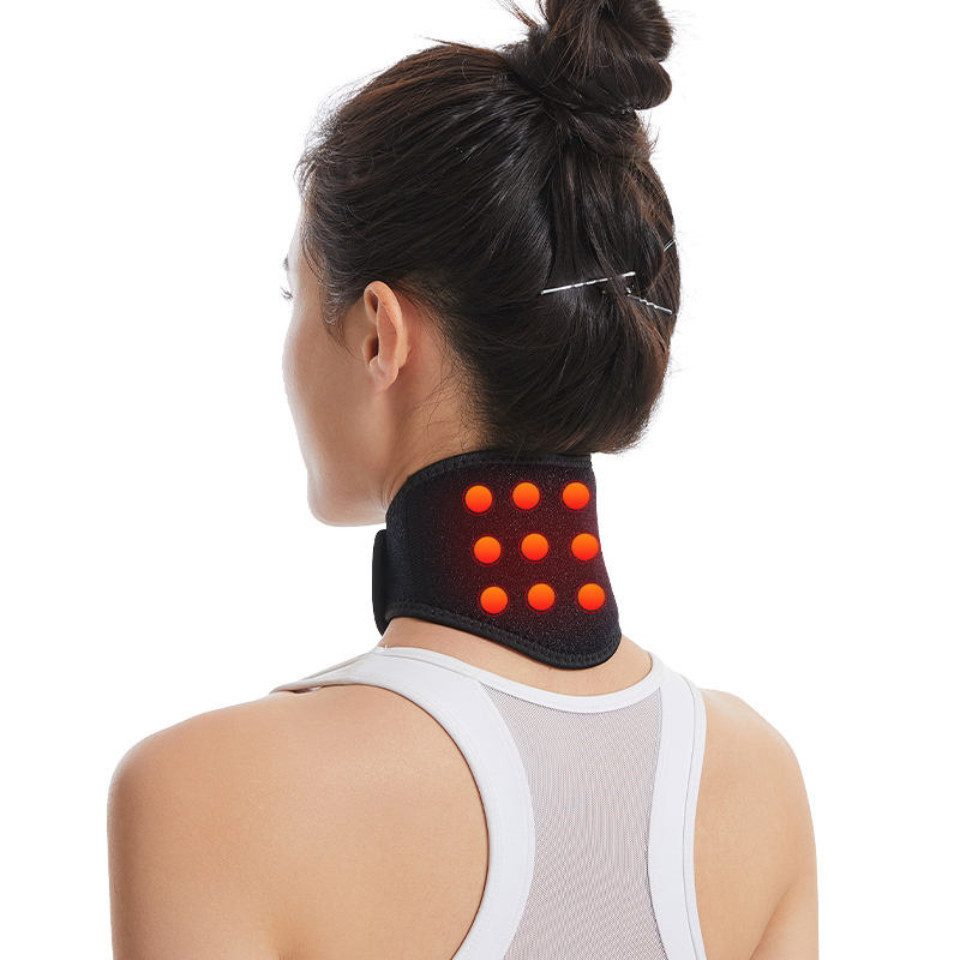 Rötting Design Nackenstütze Nackenwärmer Nackenstütze Halswärmer Nackenbandage, atmungsaktiv, selbstwärmend, mit Klettverschluss