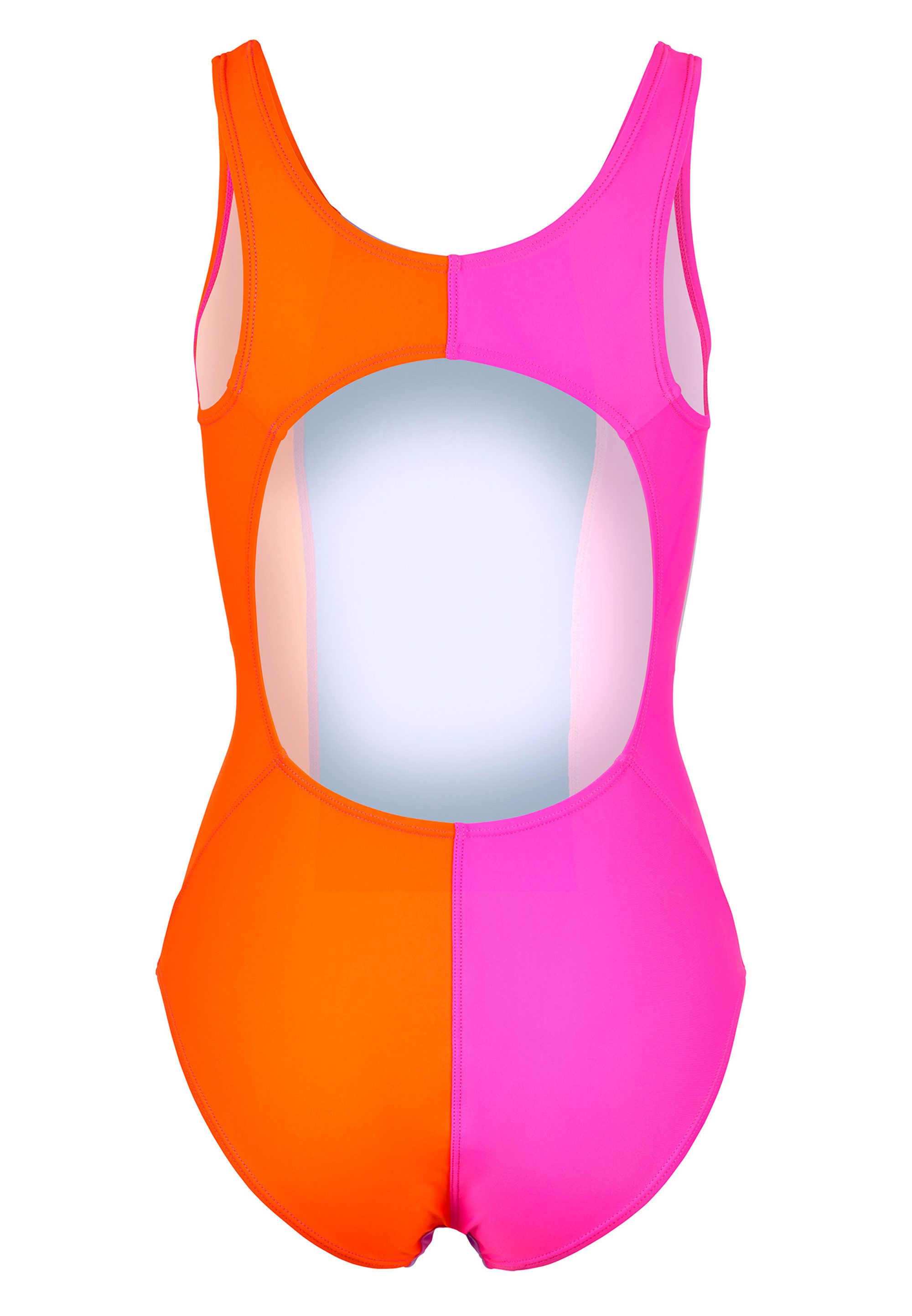 Beco Beermann Badeanzug Colour Block mit großem Rücken-Cut-Out