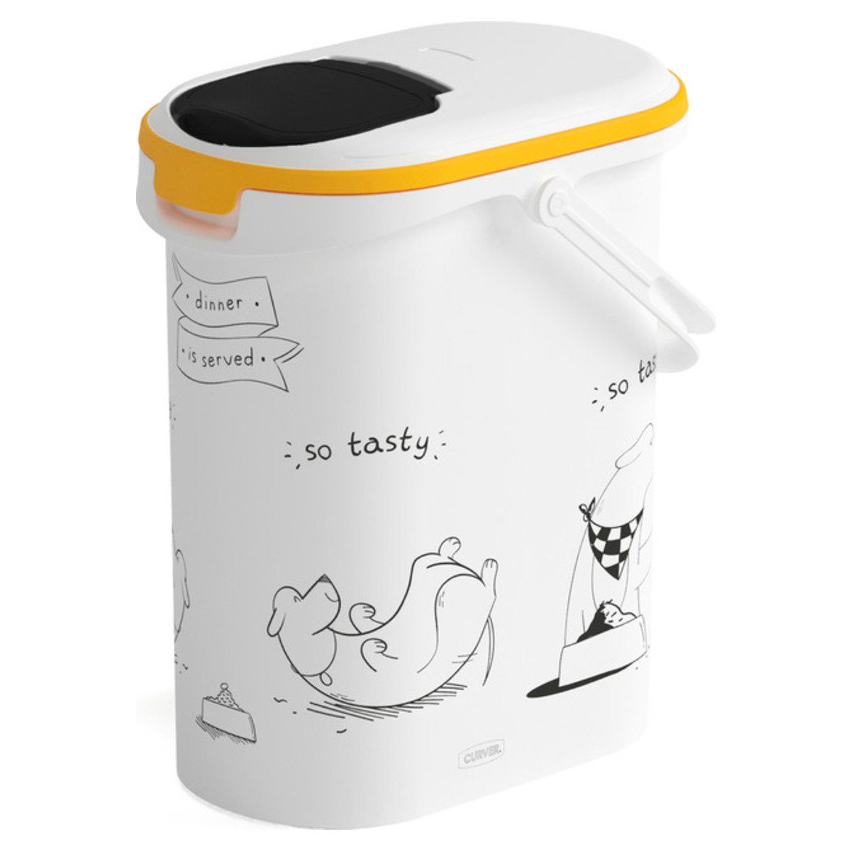 Curver Futterbehälter Futtercontainer "Dinner is served" günstig online kaufen