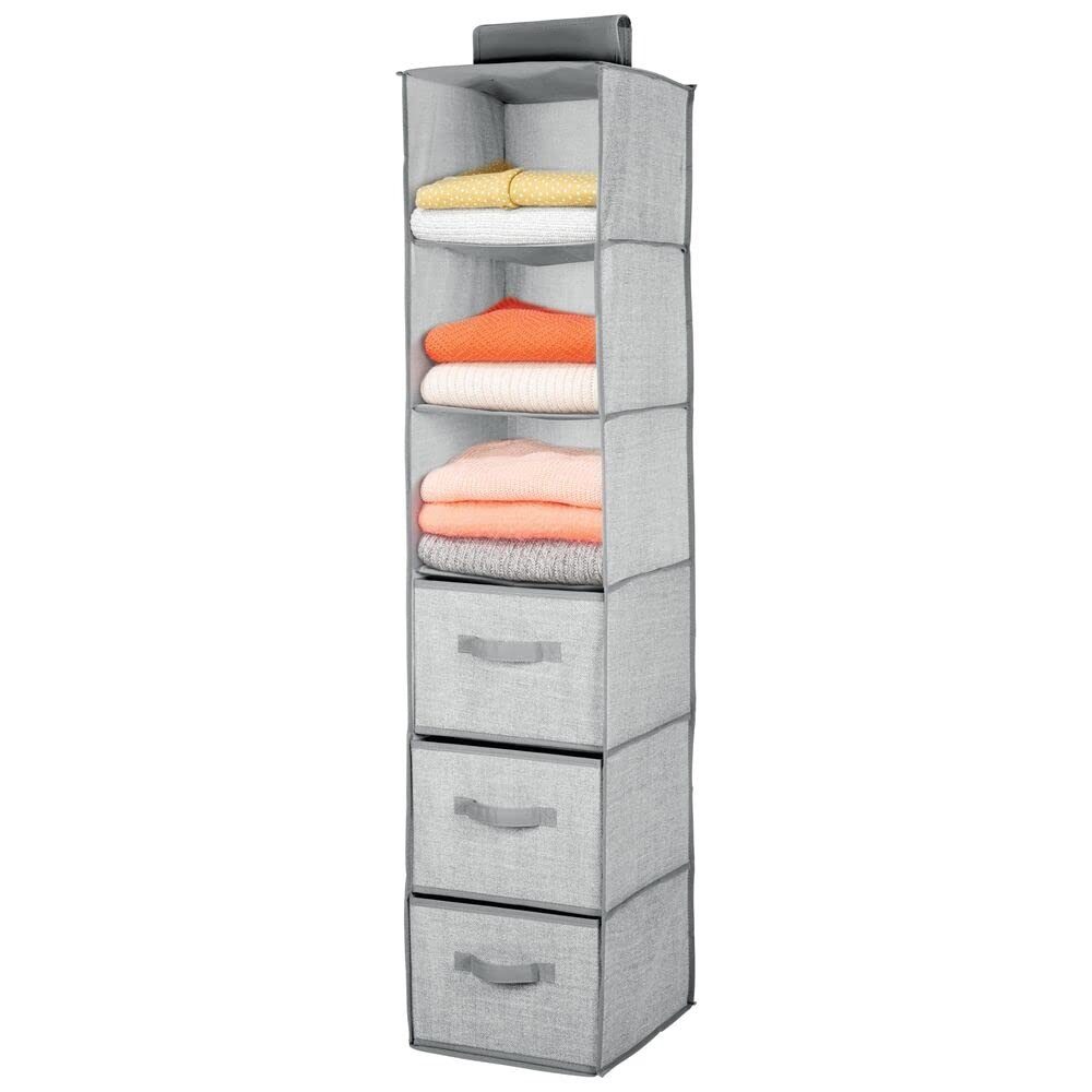2mGoods Stoffschrank hängender (der ideale Hängeschrank aus Stoff mit 6 Reg günstig online kaufen