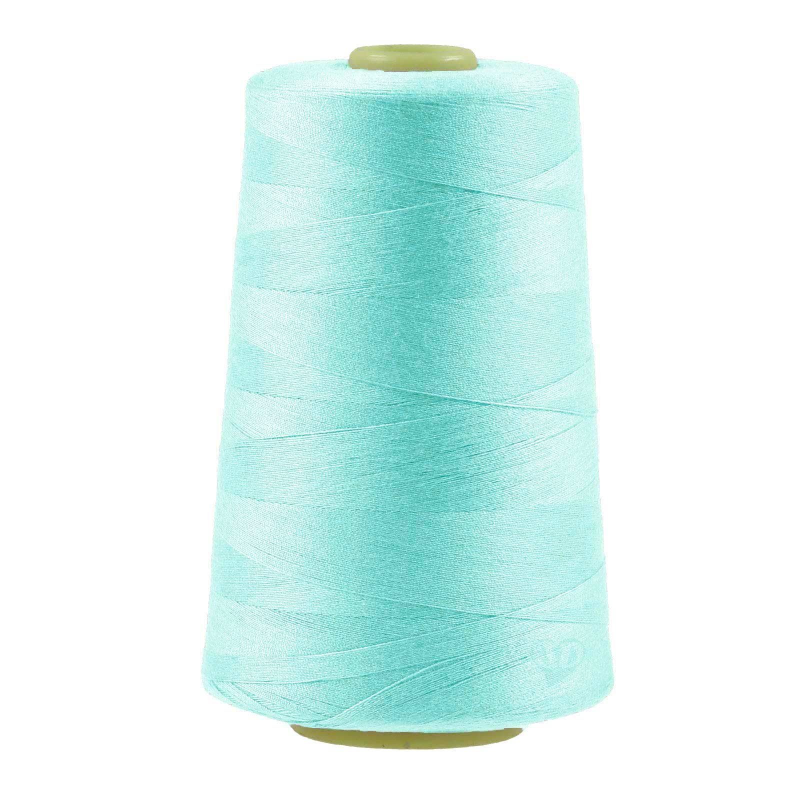 maDDma 4572m Qualitäts Overlock-Garn Overlock-Nähgarn Polyestergarn Overlockgarn, 4572 m, A830 pastelltürkis
