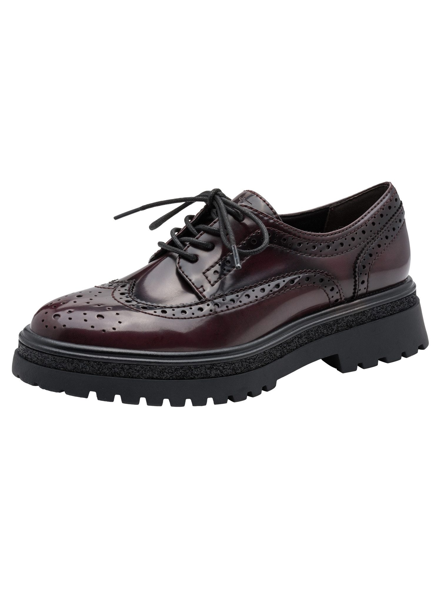 Tamaris mit Absatz kein Absatz 1-23619-45 Schnürschuh