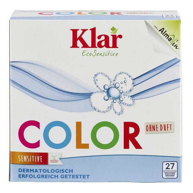 Almawin Klar – Waschpulver Color 1,375kg Colorwaschmittel