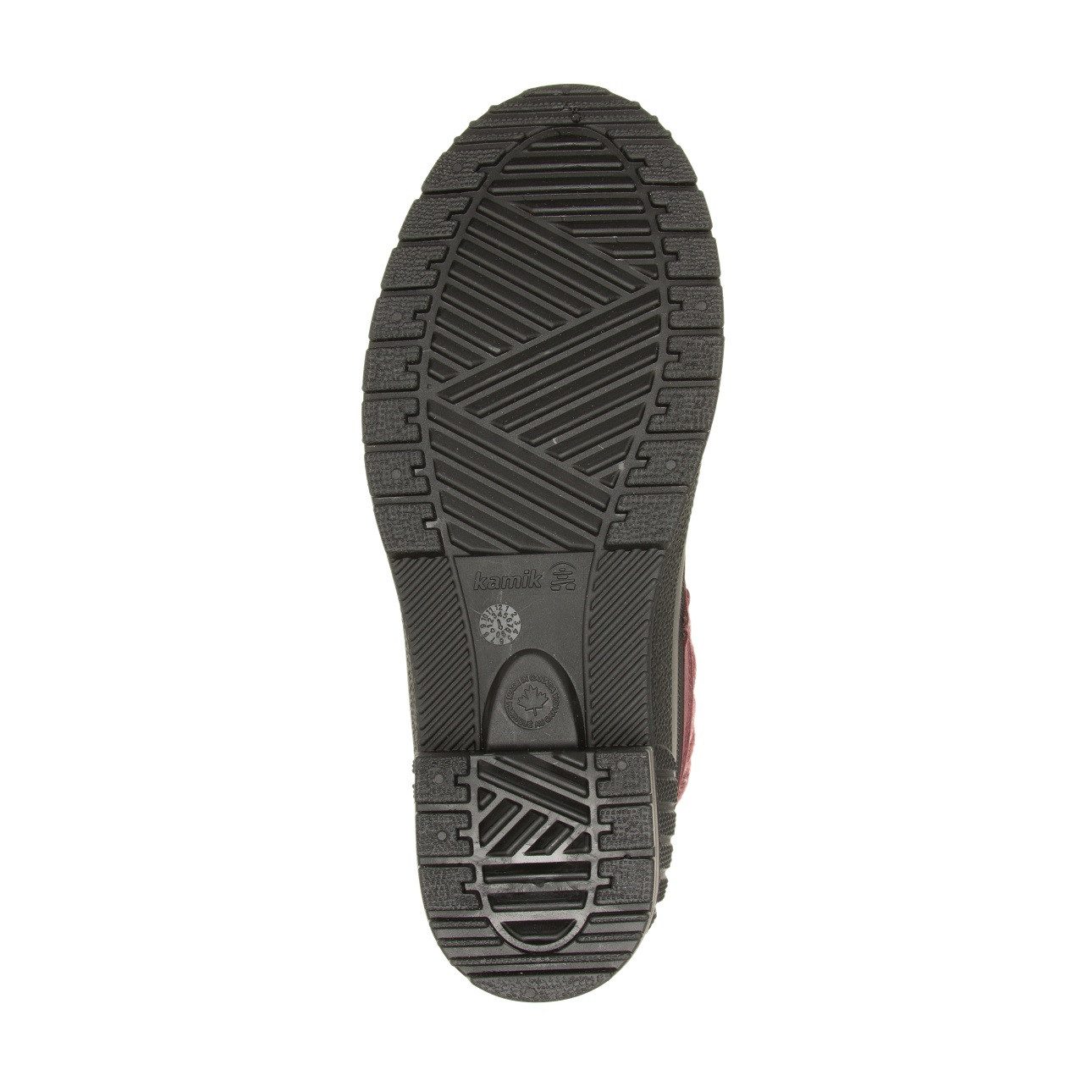 Kamik Sienna Mid 2 Leder - Made in Canada - burgunderrot Damen Winterstiefel