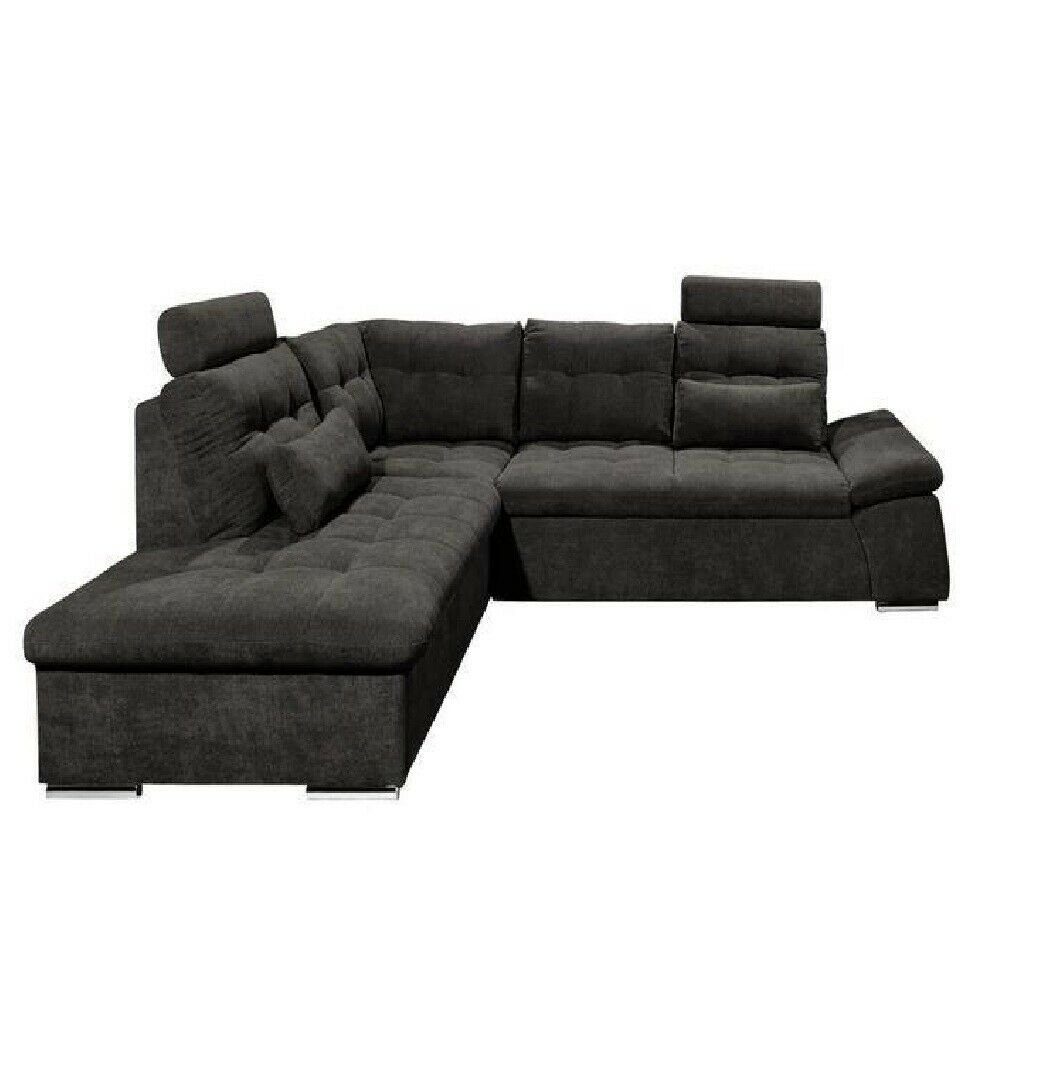 JVmoebel Sofa, Ecksofa L-Form Sofa Couch Design Polster Modern Textil  Bettfunktion Stoff Schlaf online kaufen | OTTO