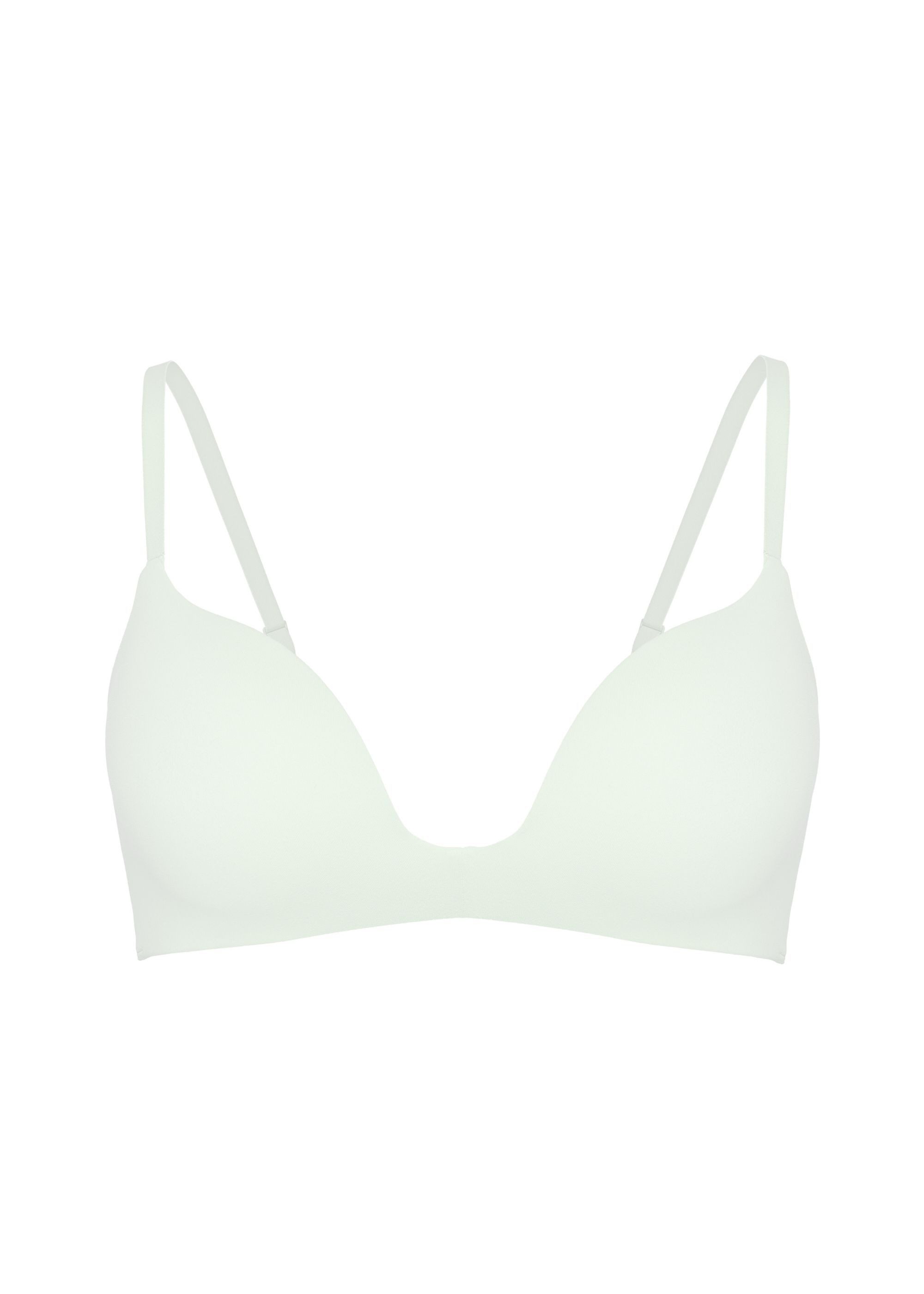 ESOTIQ Push-up-BH Push-up-BH Basic, ohne Bügel, Plunge-Dekolleté