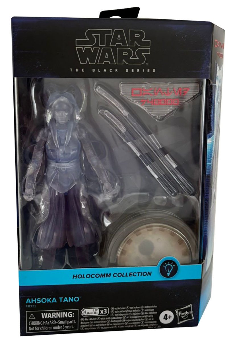 Star Wars Actionfigur Ahsoka Tano, Star Wars The Black Series, Holocomm Collection, mit Holo