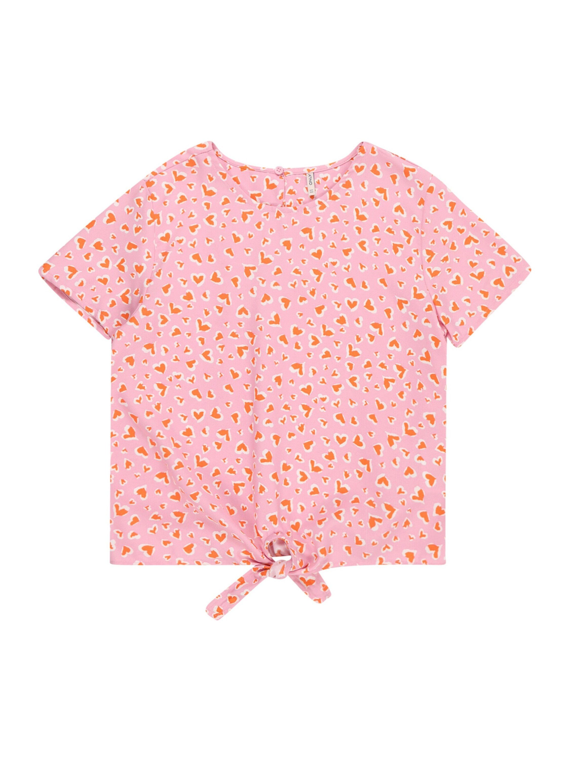 KIDS ONLY Langarmshirt PALMA (1-tlg) Drapiert/gerafft, Cut-Outs