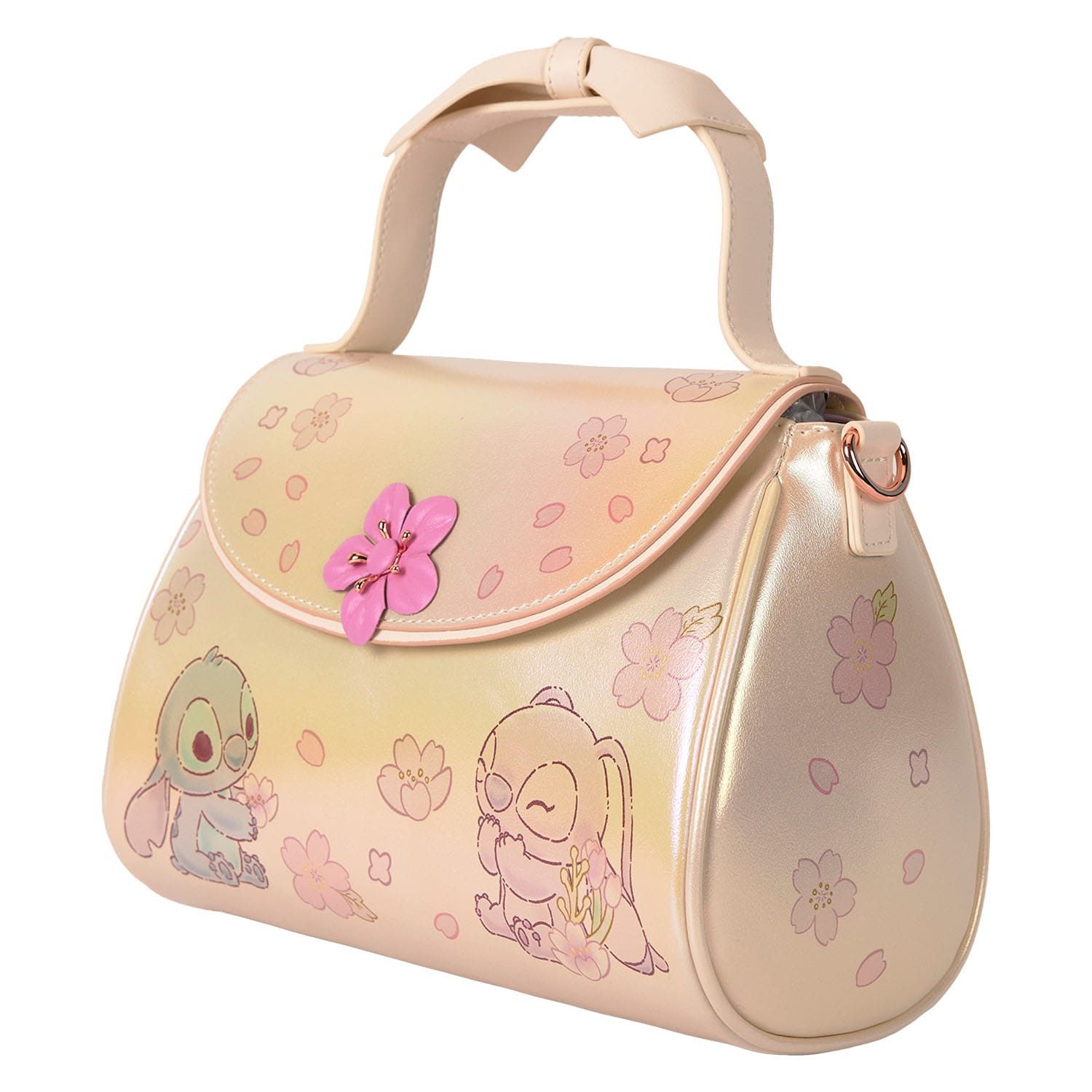 Loungefly Umhängetasche Disney by Loungefly Umhängetasche Bow Handle Cute Stitch (1-tlg), Sehr hochwertig und edel
