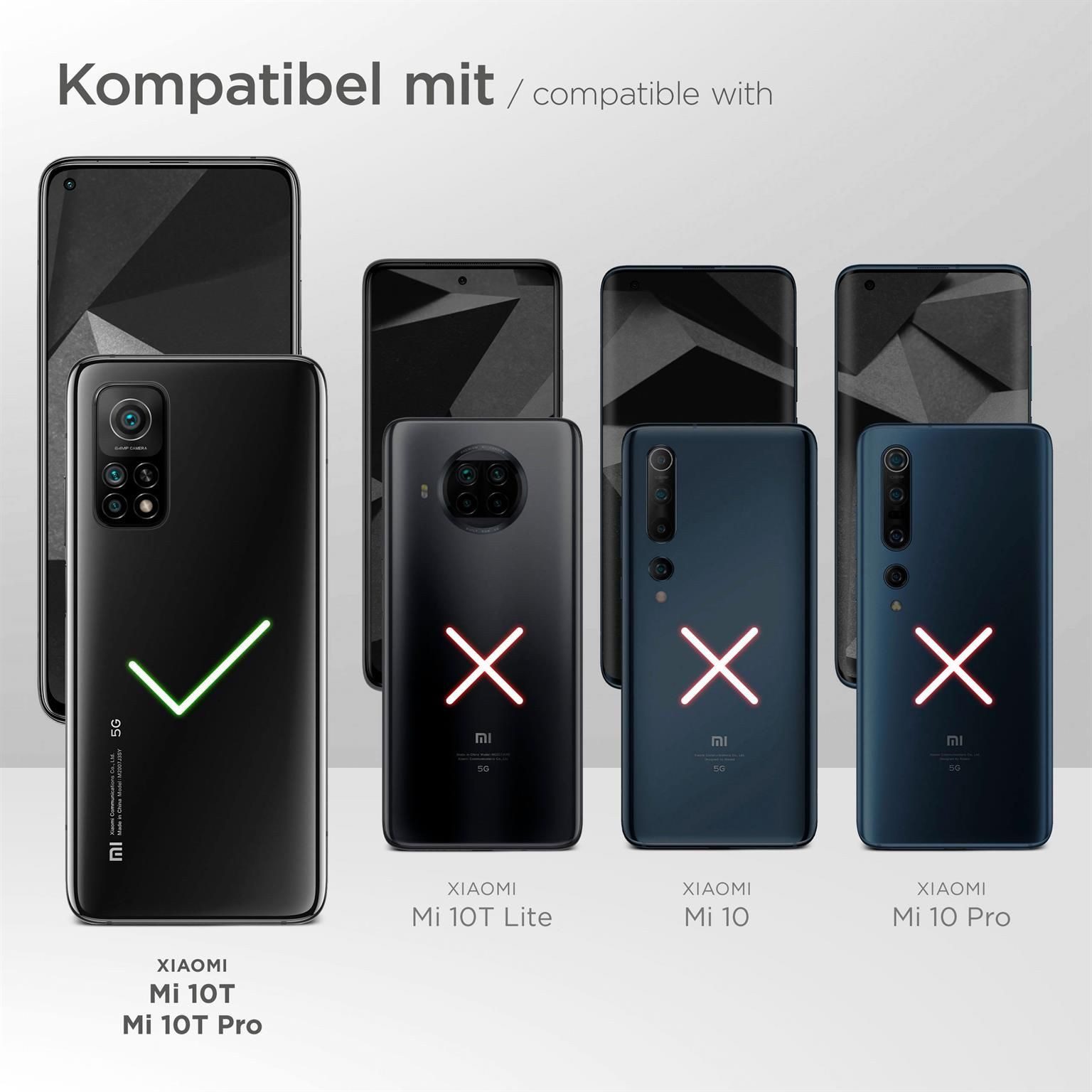 ONEFLOW Handyhülle für Xiaomi Mi 10T Pro Wasserdichte Tasche BeachBag Schwarz 6,67 Zoll, Hülle mit Touch Kamera Fenster IPX8 Unterwasser-Tasche zum Schwimmen