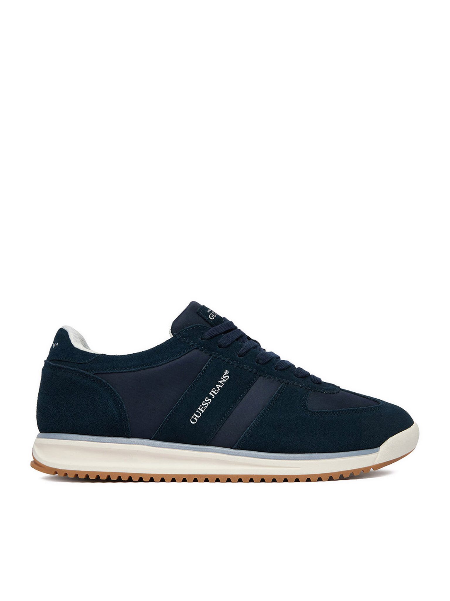 GUESS JEANS Guess Jeans Herrensneakers Marineblau GUESS JEANS-EO-DELAND-01 WE Navy Sneaker