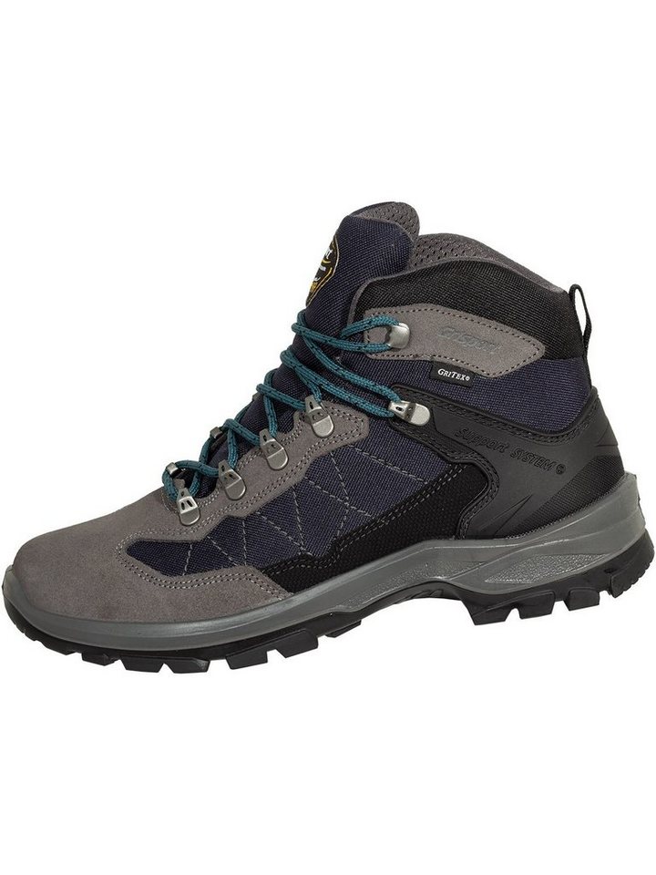 Grisport Schnürstiefel anthrazit/blau Gritex Wanderschuh, Hohen Tragekomfort