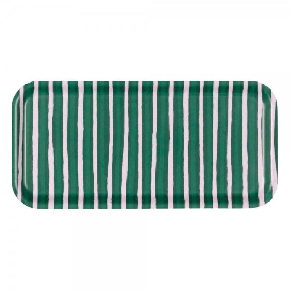 Marimekko Tablett Tablett Piccolo Weiß Grün (13,5x27,5cm)