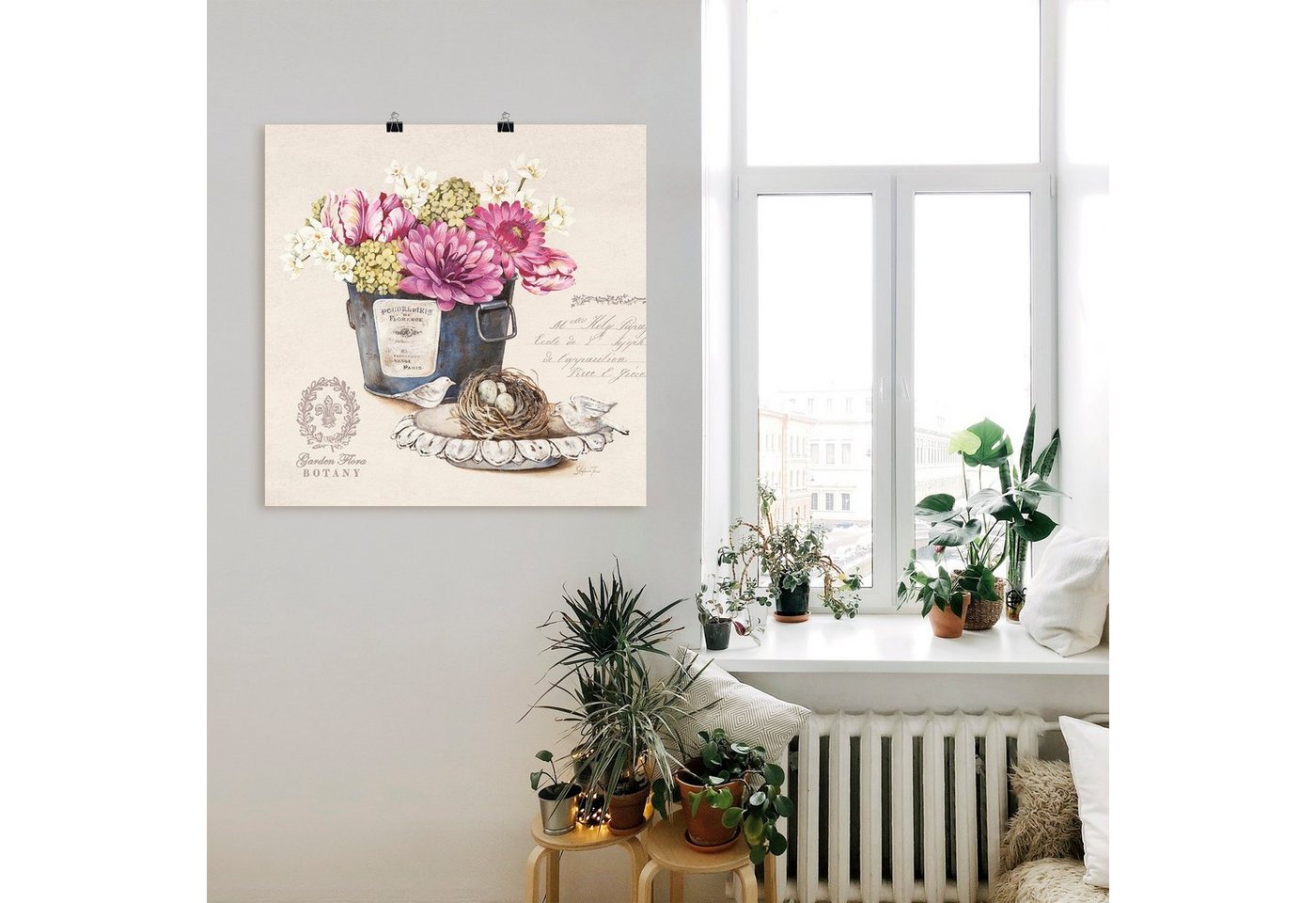 Artland Wandbild »Blumenstrauß I«, Arrangements (1 Stück), in vielen Größen & Produktarten -Leinwandbild, Poster, Wandaufkleber / Wandtattoo auch für Badezimmer geeignet-kaufen