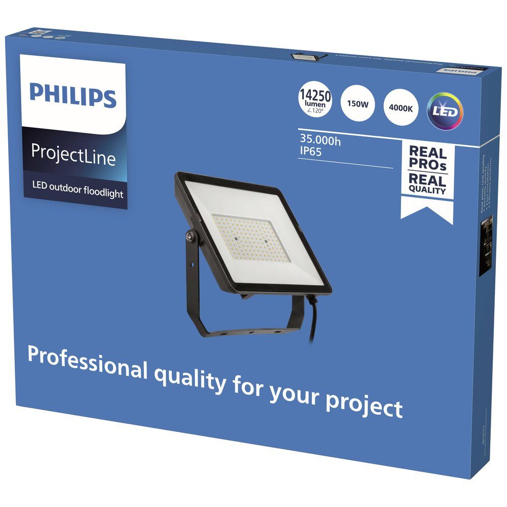 Philips LED Flutlichtstrahler Philips LED ProjectLine 8719514954571 LED-Flutlichtstrahler 150 W Leu